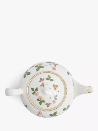 Wild Strawberry Fine Bone China Teapot, 800ml